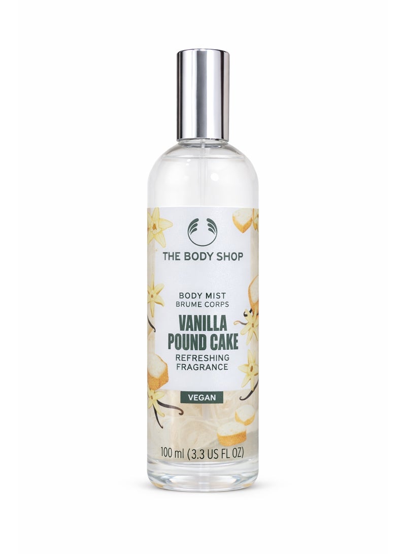 The Body Shop Vanilla Pound Cake Body Fragrance Mist 100ml